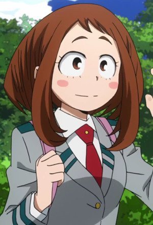 perfil esfj uraraka boku no hero academy