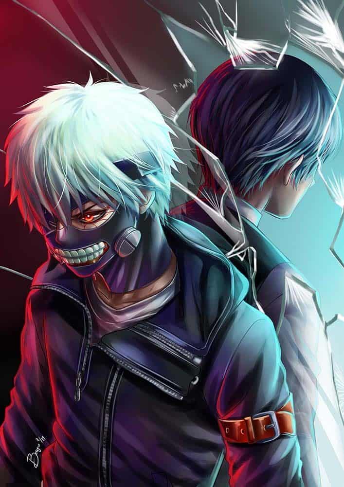 personalidades de kaneki en el anime tokyo ghoul