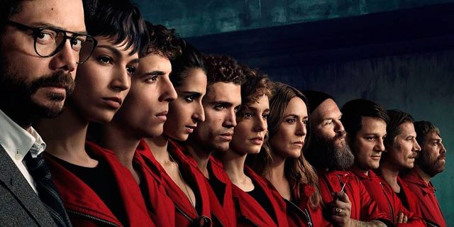 personajes principales de la casa de papel, representando los estereotipos del test mbti