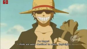 Gold D Roger de joven conociendo a Rayleigh