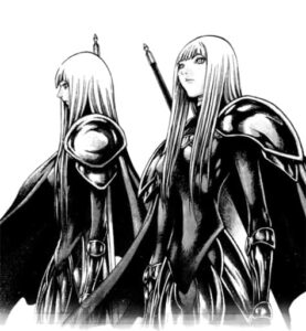 alicia y beth dos de las claymore más poderosas de la historia