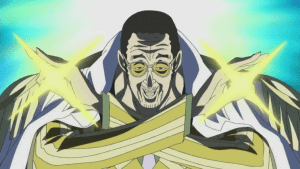 Kizaru, almirante de la marina y portador de la pika pika no mi, en el top de personajes de One Piece