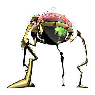 quartzmon, un digimon con solo medio núcleo digital