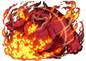 demonio rojo nivel de fuerza