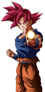 goku ssj god red