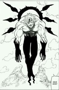 estarossa hermano de meliodas poder tras absorber cuatro mandamientos