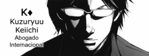 kuzuryuu keiichi, rey de diamantes y abogado internacional