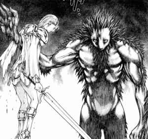 rigardo mostrando su poder como yoma