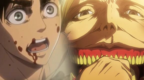 titan se come a la madre de eren