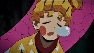 zenitsu dormido kimetsu no yaiba