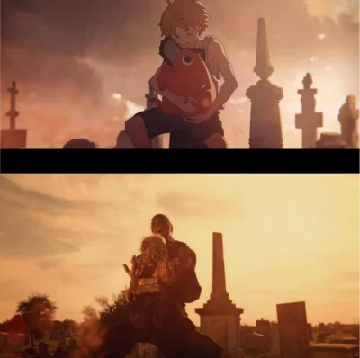 referencia a la matanza de texas en el opening de chainsaw man