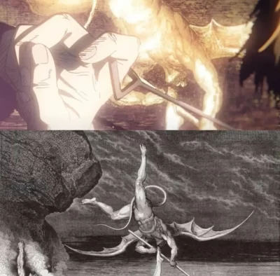 referencia a la divina comedia de dante en el opening kick back 