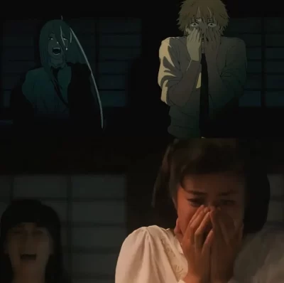 opening de chainsaw man referencias a la películo dont look up