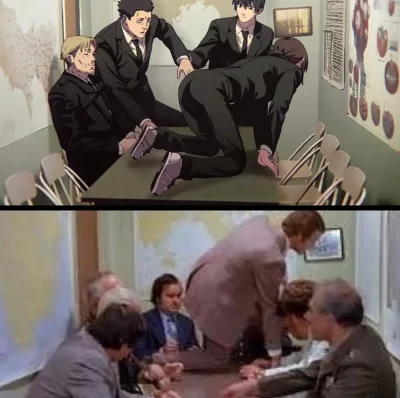 referencias a killer tomatoes en kick back de chainsaw man