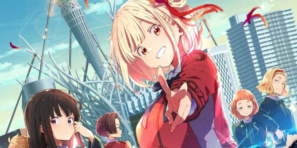 lycoris recoil lista de los mejores animes 2022