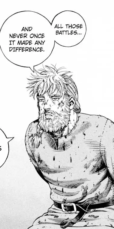 vinland manga reflexiones y filosofía