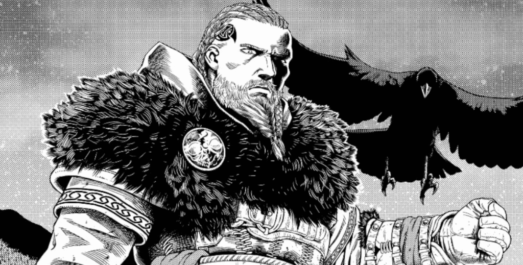 dibujo excelente del manga vinland