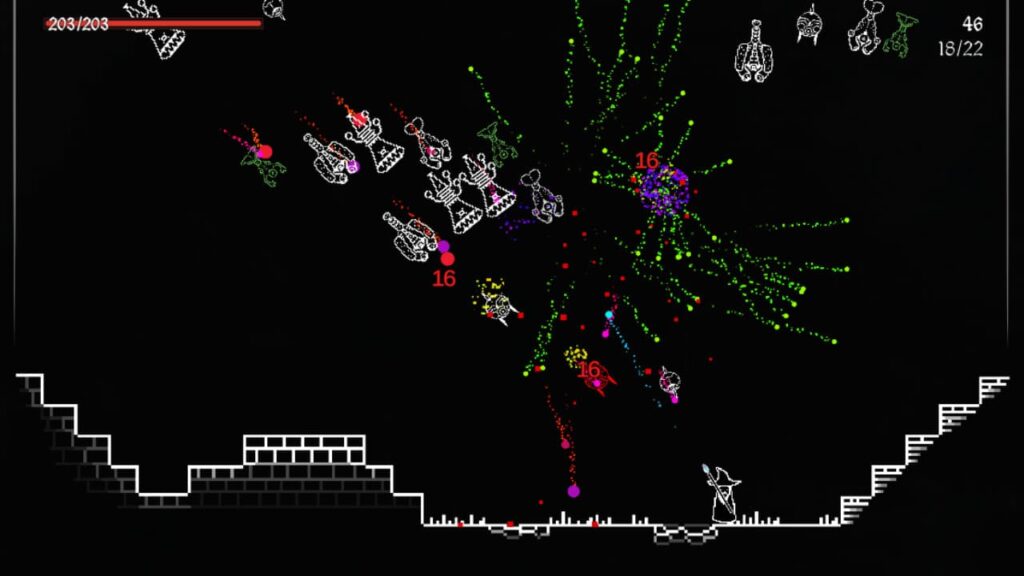 seraphs last stand bullet hell inverso de plataformas