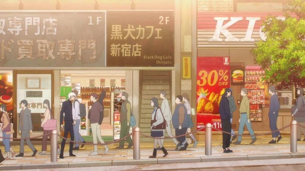 Escena de confrontamiento con la aparición de KFC