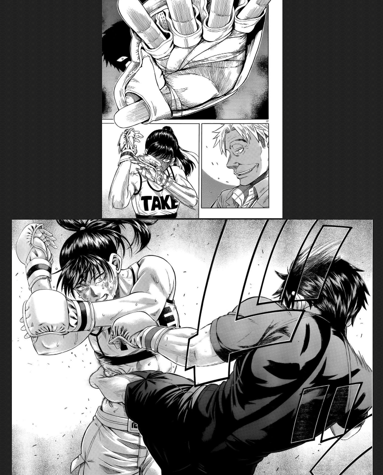 patada en el hígado Natsuo Ishidō vs Sanae Sawamura karate