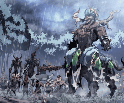 rey centauro del bosque solo leveling