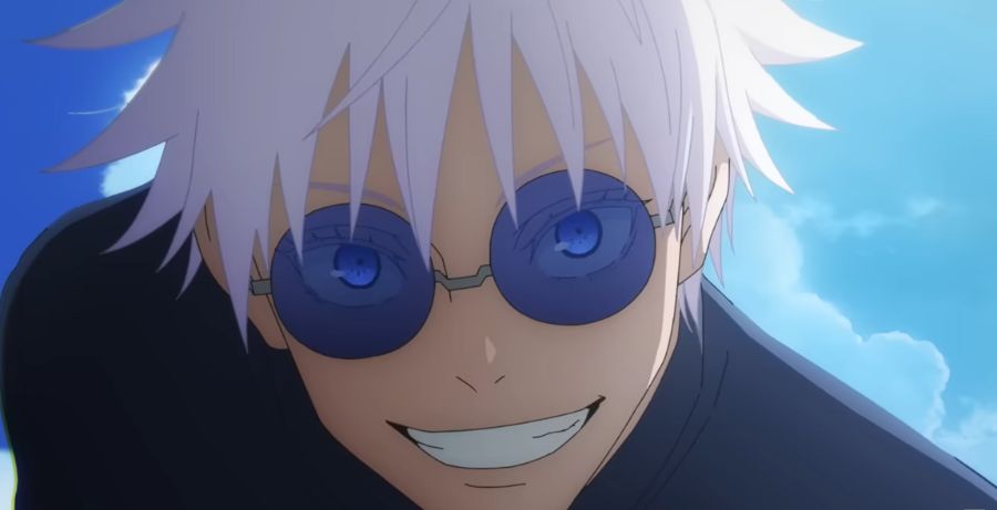 Gojo Satoru sonriendo